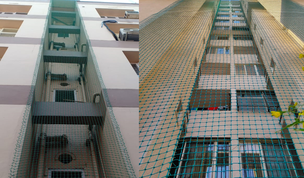 Duct Area Safety Nets In Chennai | Call 8122672246 Samson Safety Nets